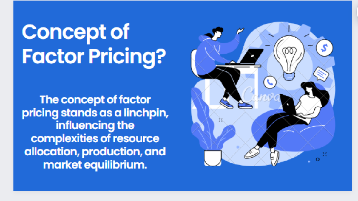 Concept of factor pricing?